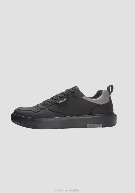 Antony Morato мушкарци мајон ниске патике од вештачке коже црн обућа D6D06294