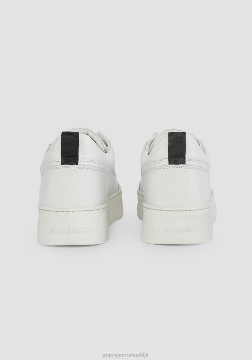 Antony Morato мушкарци кремене ниске кожне патике бео обућа D6D06301