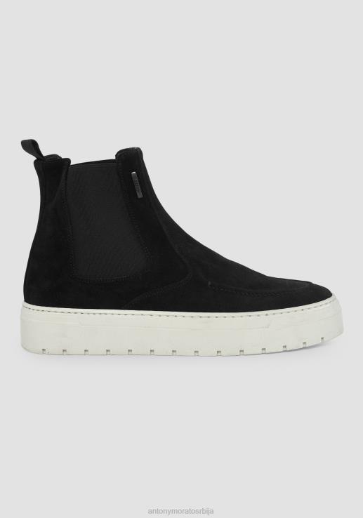 Antony Morato мушкарци мартин високе антилоп патике црн обућа D6D06304