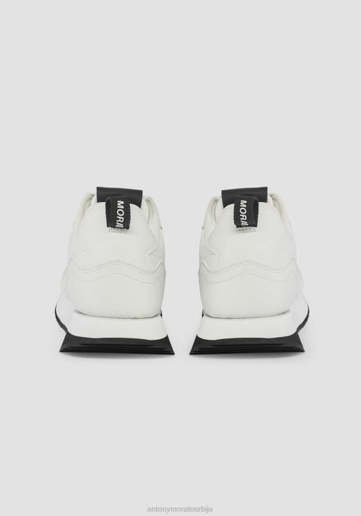 Antony Morato мушкарци Трчање тоник ниске патике од вештачке коже бео обућа D6D06322