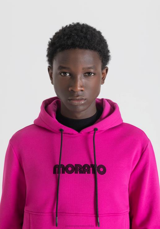 Antony Morato мушкарци дуксерица од мешавине памука нормалног кроја са предњим логом 5096 одећу D6D0645