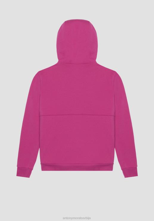 Antony Morato мушкарци дуксерица од мешавине памука нормалног кроја са предњим логом 5096 одећу D6D0645