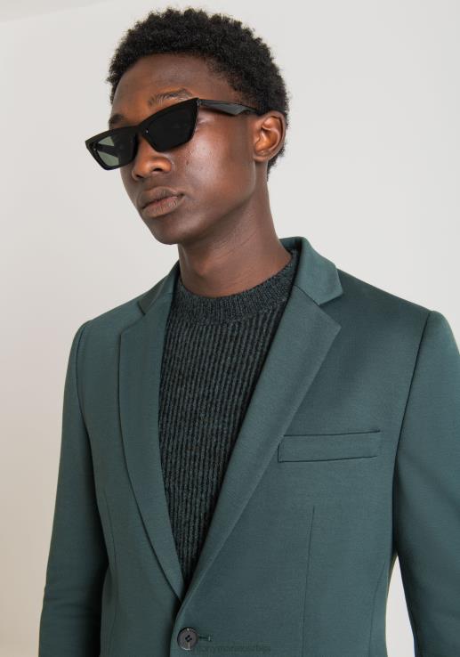 Antony Morato мушкарци асхе супер слим јакна од једнобојне растезљиве вискозне тканине 4076 одећу D6D0628