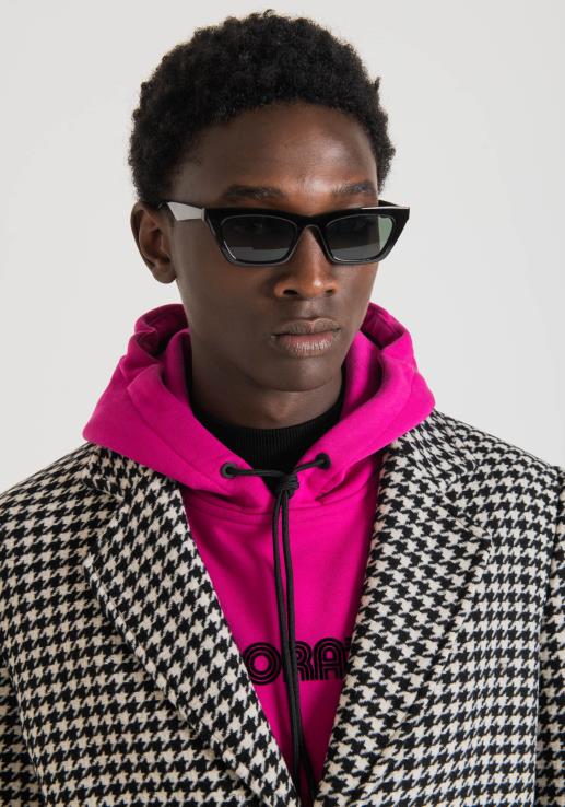 Antony Morato мушкарци матхиас капут нормалног кроја од тканине од мешавине вуне црн одећу D6D0617