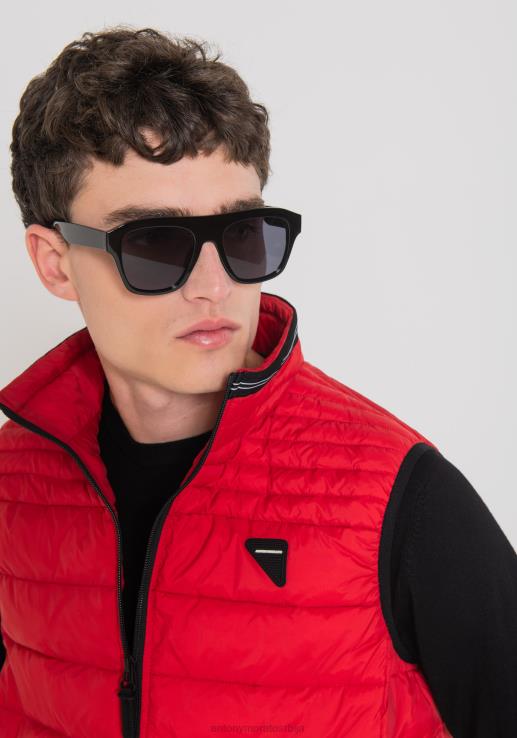 Antony Morato мушкарци најлонска јакна без рукава са сорона аура еко подставом црвена одећу D6D0623