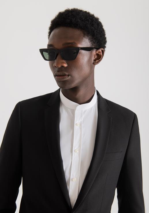 Antony Morato мушкарци памучна кошуља са крагном од мандарине бео одећу D6D06136