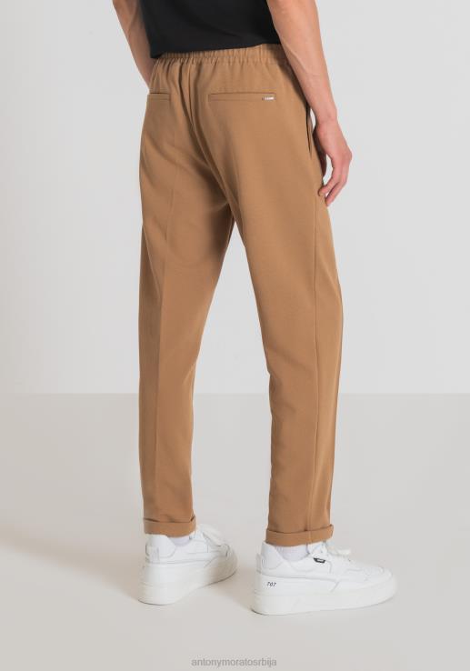 Antony Morato мушкарци тренирке у облику шаргарепе од растезљивог памучног кепера са наборима 2098 одећу D6D06255