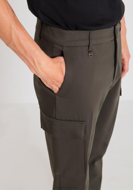 Antony Morato мушкарци бјорн скинни фит панталоне од еластичне мешавине памука са бочним џеповима и патент затварачем на дну 4075 одећу D6D06249