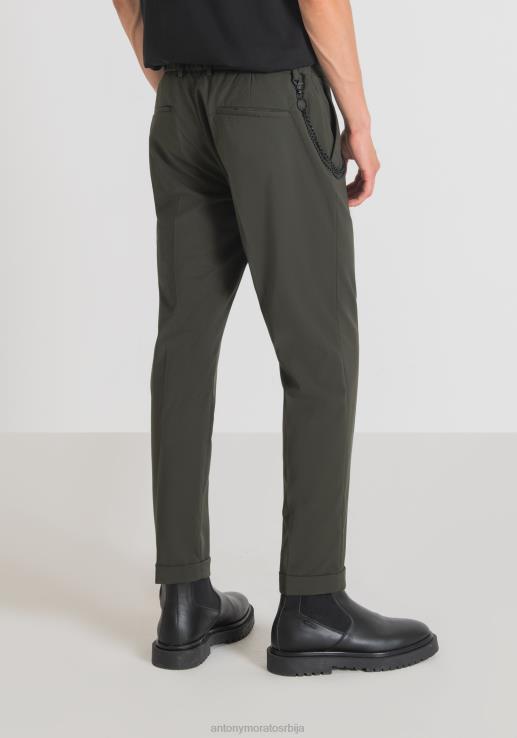 Antony Morato мушкарци рад уске панталоне до глежња са централним набором 4075 одећу D6D06270