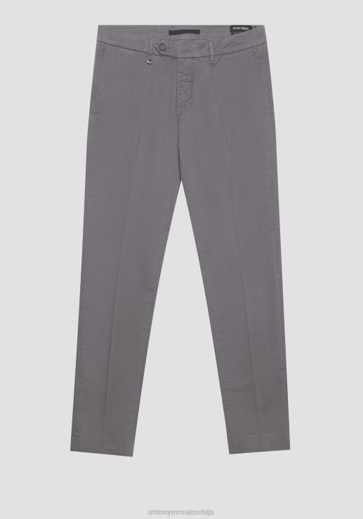 Antony Morato мушкарци Бриан скинни фит панталоне од меког растезљивог памука микро ткања 9074 одећу D6D06243