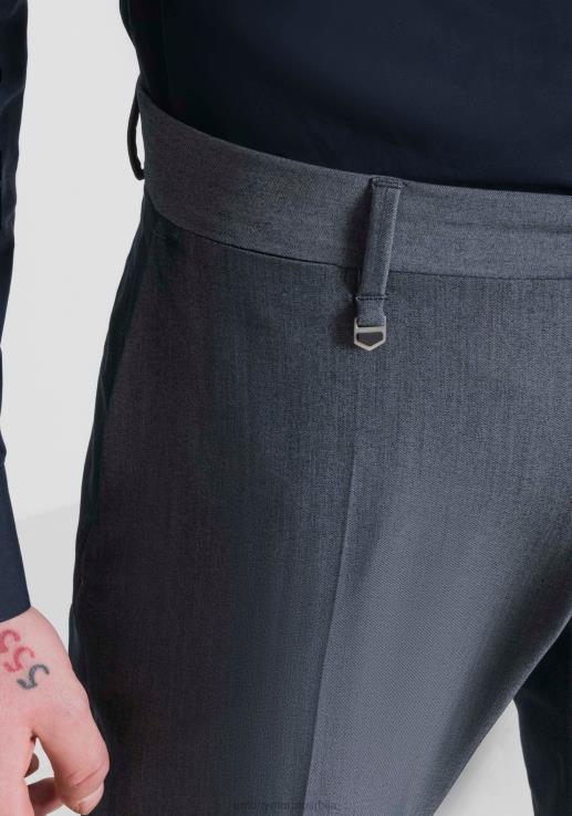 Antony Morato мушкарци бонние слим-фит панталоне у мешавини растезљиве вискозе са ефектом тексаса светло плава одећу D6D06266