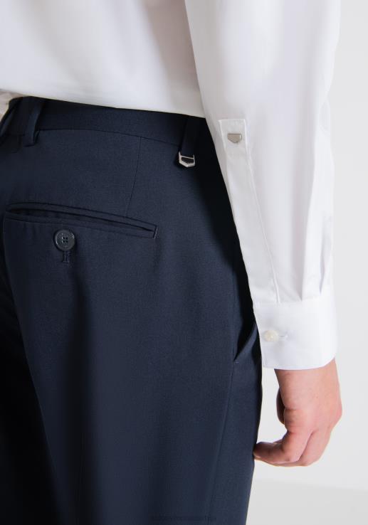 Antony Morato мушкарци слим фит 'бонние' растезљиве панталоне плаво мастило одећу D6D06271