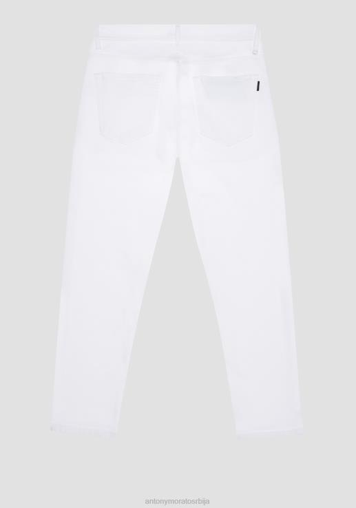 Antony Morato мушкарци Танке панталоне дужине до глежња од растегљивог памучног кепера крем одећу D6D06273